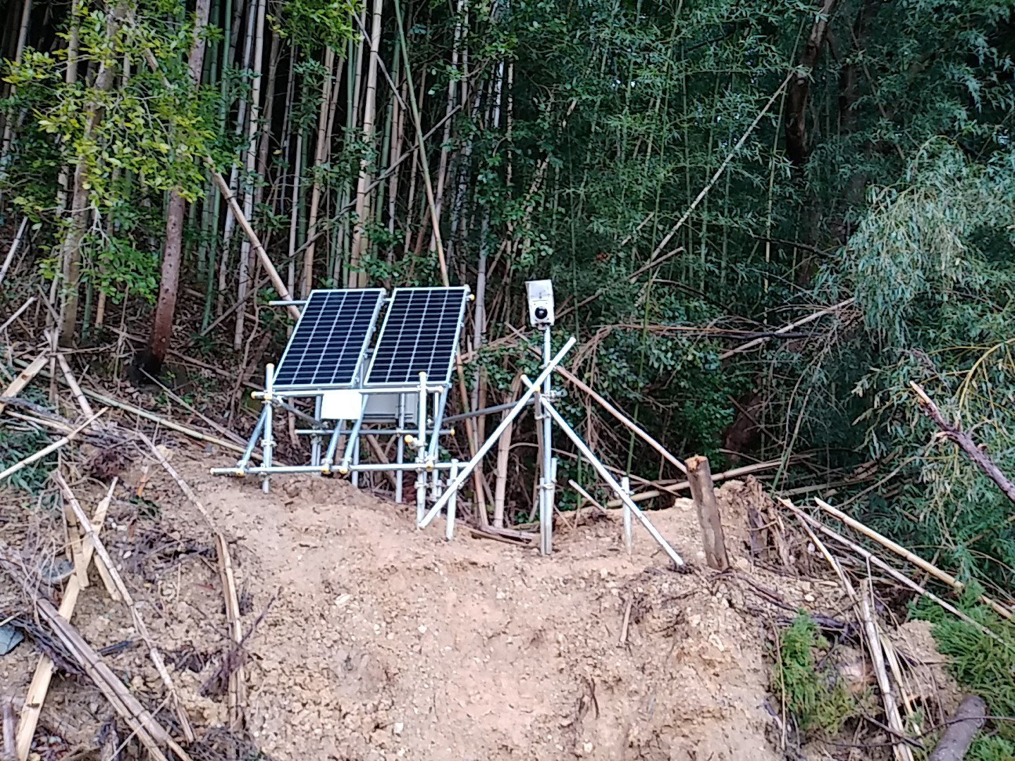 災害現場監視(珠洲市)